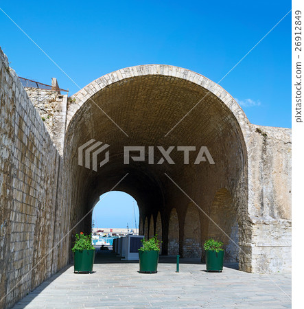 Ancient Venetian Arsenals stone arch Ancient Venetian Arsenals stone arch 26912849
