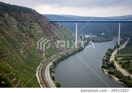 Bridge view from wineyard Wine Region Winningen 3 26912887