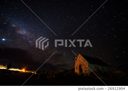 紐西蘭南島牧羊人教堂星空 紐西蘭南島牧羊人教堂星空 26912904