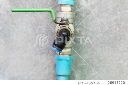 Water drop from water tap Water drop from water tap 26915220