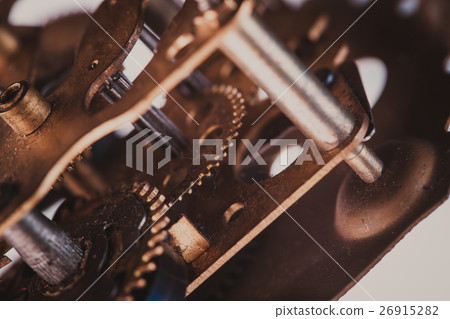 Vintage clock mechanism Vintage clock mechanism 26915282