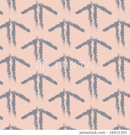 Modern abstract arrow art with beige background 26915305