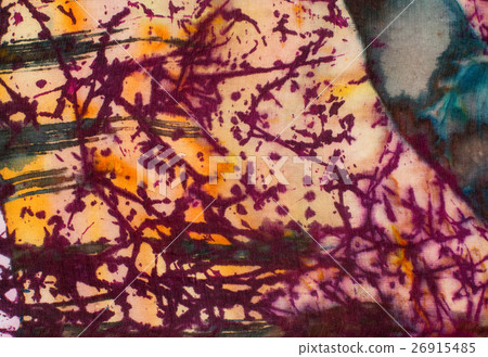 Colorful abstraction, fragment, hot batik 26915485