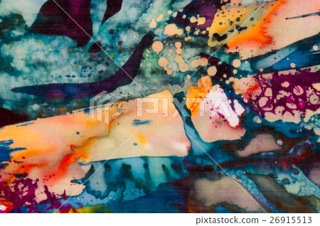 Colorful abstraction, fragment, hot batik Colorful abstraction, fragment, hot batik 26915513