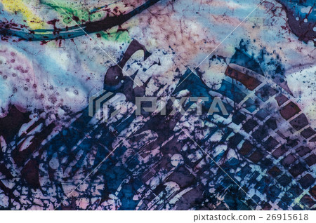 Mountains, fragment, hot batik, background texture Mountains, fragment, hot batik, background texture 26915618