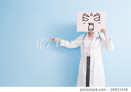 woman doctor take angry billboard woman doctor take angry billboard 26921436