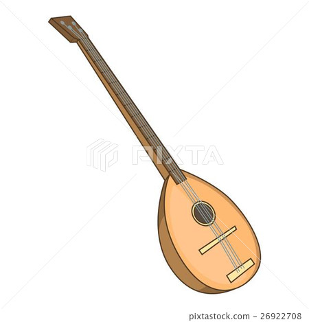Turkish saz icon, cartoon style Turkish saz icon, cartoon style 26922708