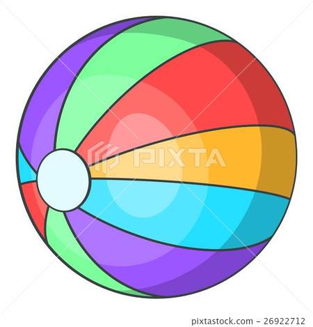 Ball icon, cartoon style Ball icon, cartoon style 26922712