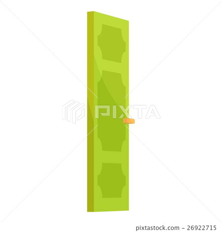 Green door icon, cartoon style Green door icon, cartoon style 26922715