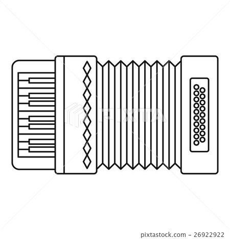 Classical bayan icon, outline style 26922922