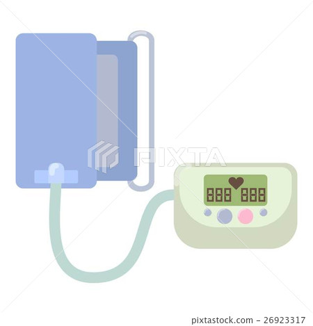 Tonometer icon, flat style 26923317