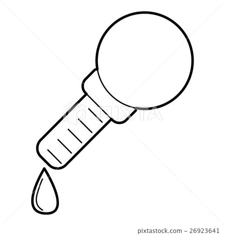Pipette icon, outline style 26923641