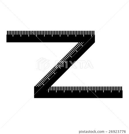 Measuring tape icon, simple style Measuring tape icon, simple style 26923776
