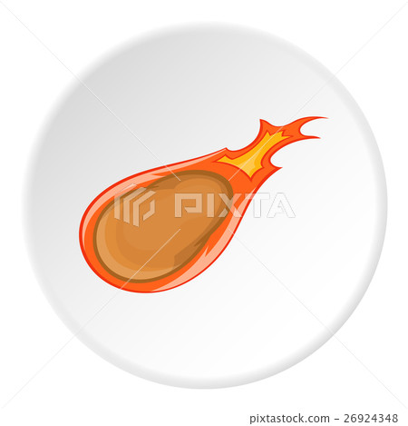 Comet icon, cartoon style 26924348
