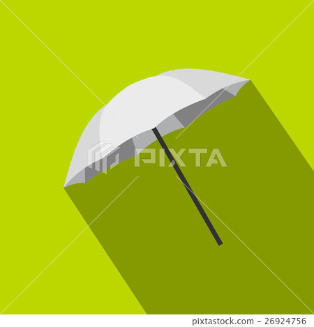 Umbrella photographer icon, flat style Umbrella photographer icon, flat style 26924756