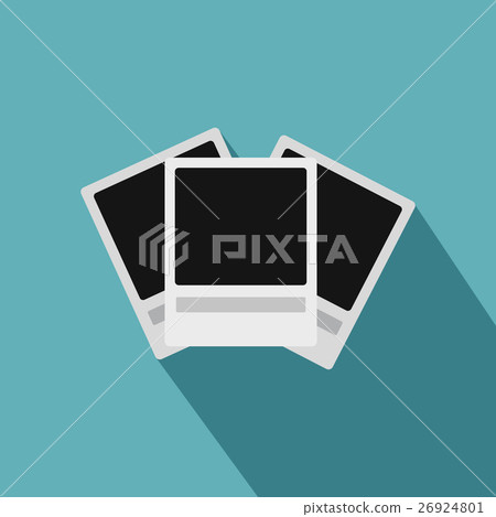 Photo frames icon, flat style Photo frames icon, flat style 26924801