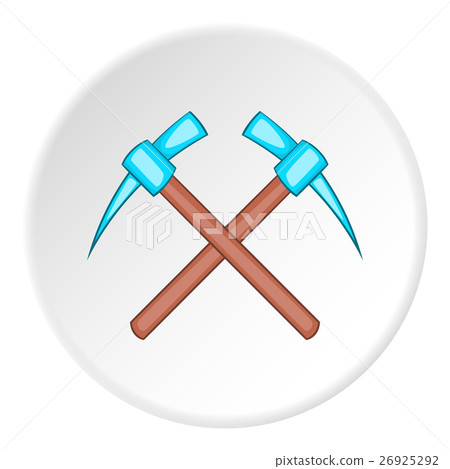 Two picks icon, cartoon style Two picks icon, cartoon style 26925292