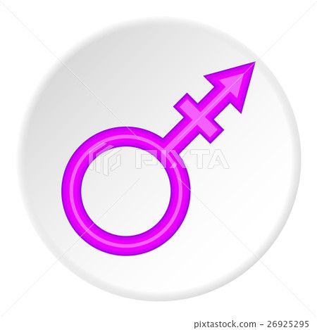 Transgender sign icon, cartoon style Transgender sign icon, cartoon style 26925295