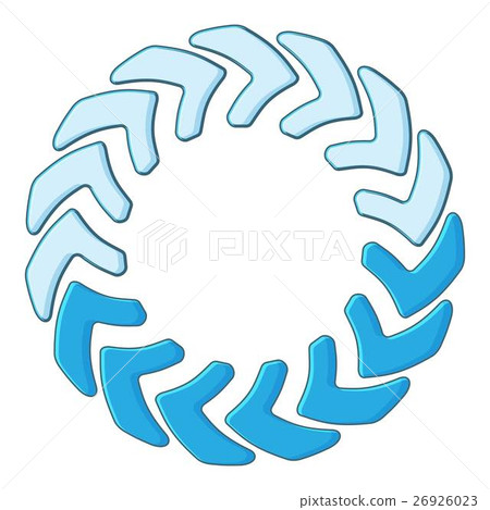 Loading circle icon, cartoon style Loading circle icon, cartoon style 26926023