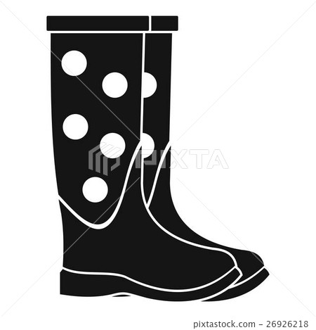 Rubber boots icon, simple style Rubber boots icon, simple style 26926218