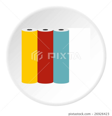 Printer cartridges icon, flat style Printer cartridges icon, flat style 26926423
