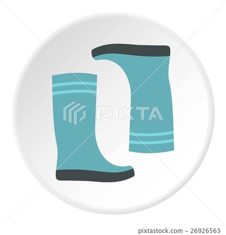 Boots icon, flat style 26926563