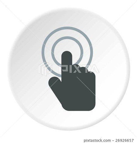 Cursor hand icon, flat style Cursor hand icon, flat style 26926657