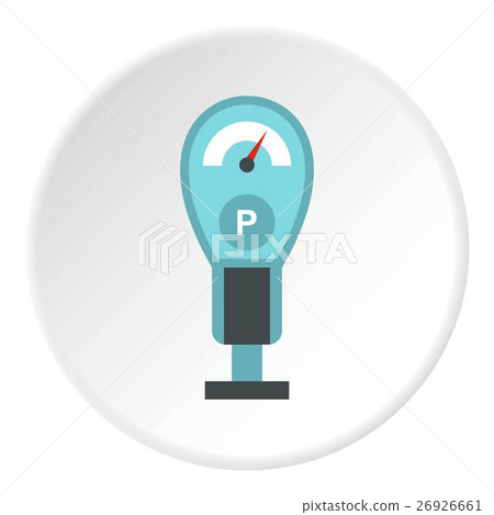 Pressure measurement icon, flat style 26926661
