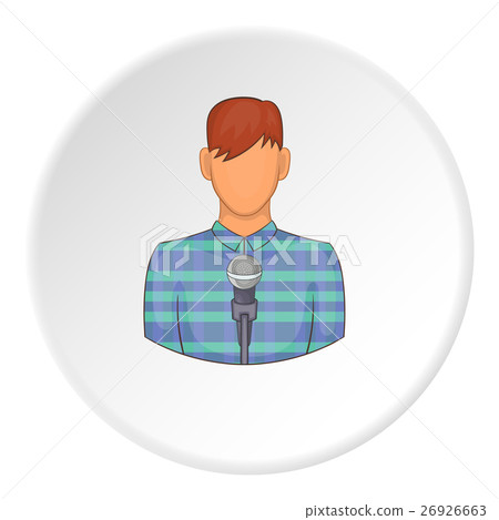 Singer icon, flat style Singer icon, flat style 26926663