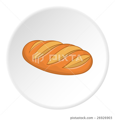Bread icon, flat style - Stock Illustration [26926903] - PIXTA