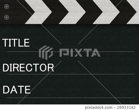 Clapperboard 26933182