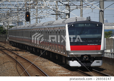 Je Keiyo Line Series E233 5000 Stock Photo