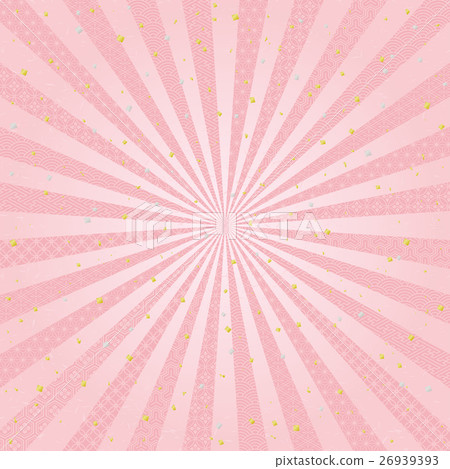 Sakura color New Year Sale Radial gold silver Stringed Japanese background Sakura color New Year Sale Radial gold silver Stringed Japanese background 26939393