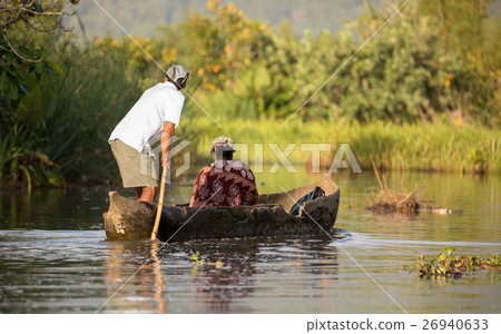 Life in madagascar countryside on river Life in madagascar countryside on river 26940633