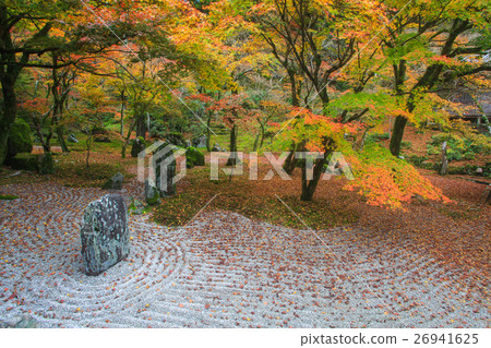 Komyo禪宗寺廟在秋天 26941625