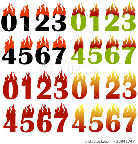 Burning Numbers Isolated Burning Numbers Isolated 26941747