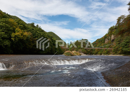 從群島瀑布觀看Ukishima，秋天的Fukiwari山谷，群馬縣沼田市 26942185
