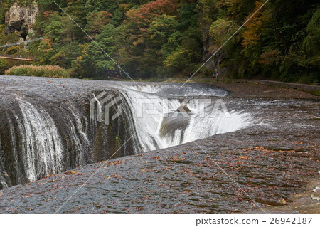 Waterfall of Flowing Down Flower, Fugen Festival of Autumn, Numata City of Gunma Prefecture 26942187
