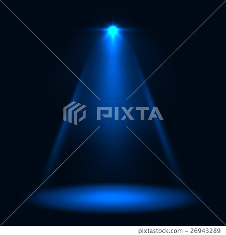 Abstract blue stage spotlight background. Abstract blue stage spotlight background. 26943289