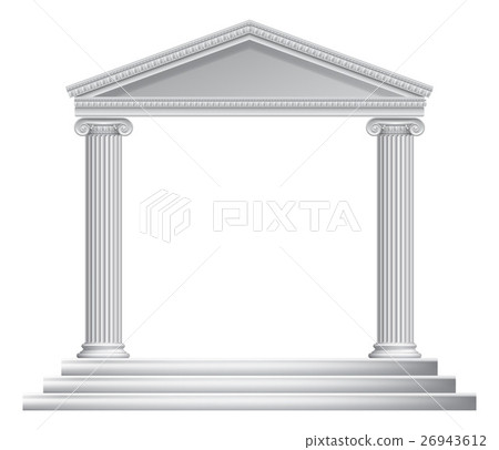 Greek Column Temple 26943612
