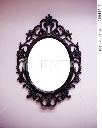 Vintage photo frame on the wall with space for Vintage photo frame on the wall with space for 26943643