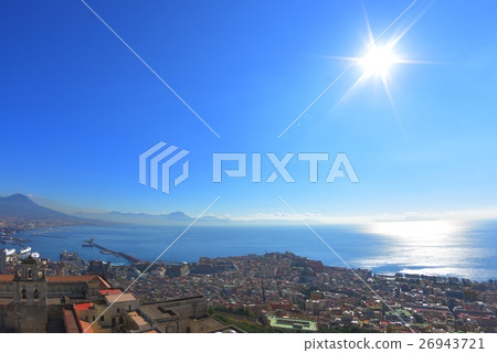 View of Naples, Italy from Castel Sant'Elmo [Gulf of Naples and Naples] 26943721