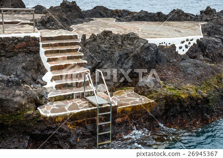 Natural pool in Garachico, Tenerife Island, Spain 26945367