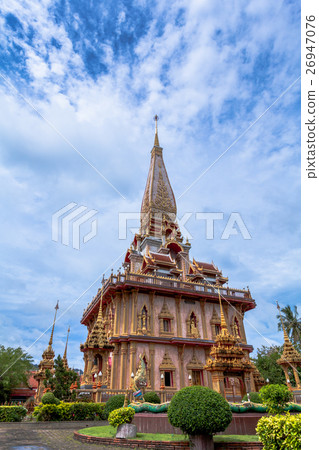 The Grand Pagoda dominating Chalong temple  temple 26947076