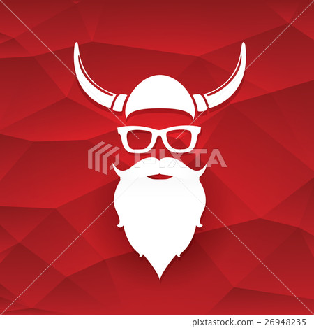 vector Christmas hipster santa claus greeting card vector Christmas hipster santa claus greeting card 26948235