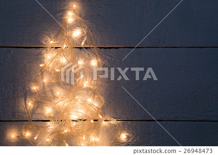 New Year tree of garlands New Year tree of garlands 26948473