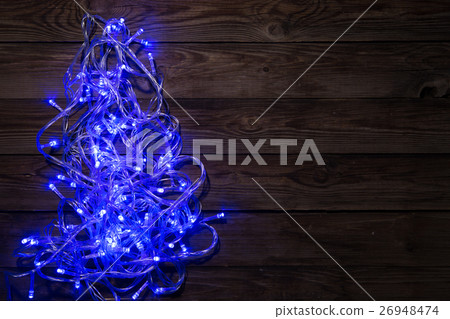 Festoon at Christmas on floor Festoon at Christmas on floor 26948474