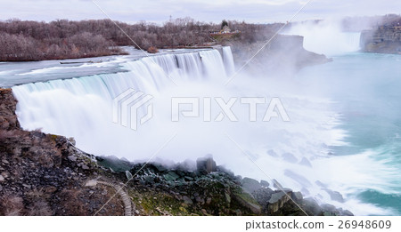 Niagara falls long exposure view Niagara falls long exposure view 26948609