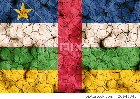 乾裂土壤上的中非國旗特寫紋理背景(高分辨率 3D CG 渲染∕著色插圖)飢荒乾旱自然災害 乾裂土壤上的中非國旗特寫紋理背景(高分辨率 3D CG 渲染∕著色插圖)飢荒乾旱自然災害 26949343