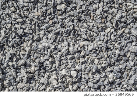 Crushed grey stone texture background 26949569